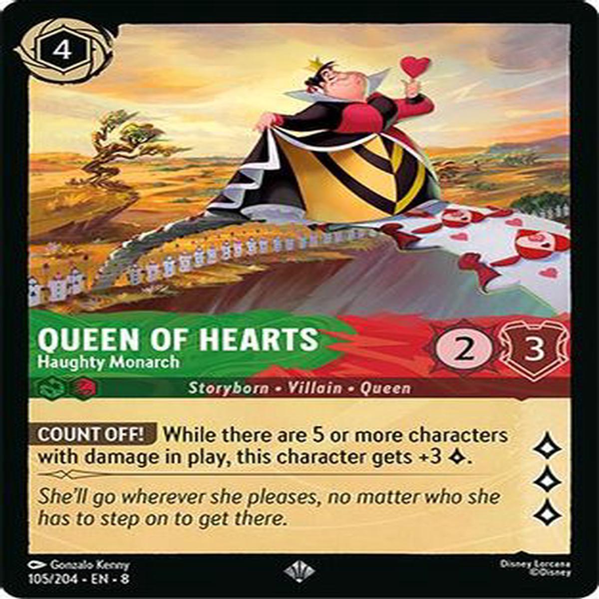 Queen of Hearts - Haughty Monarch (105204) - Reign of Jafar