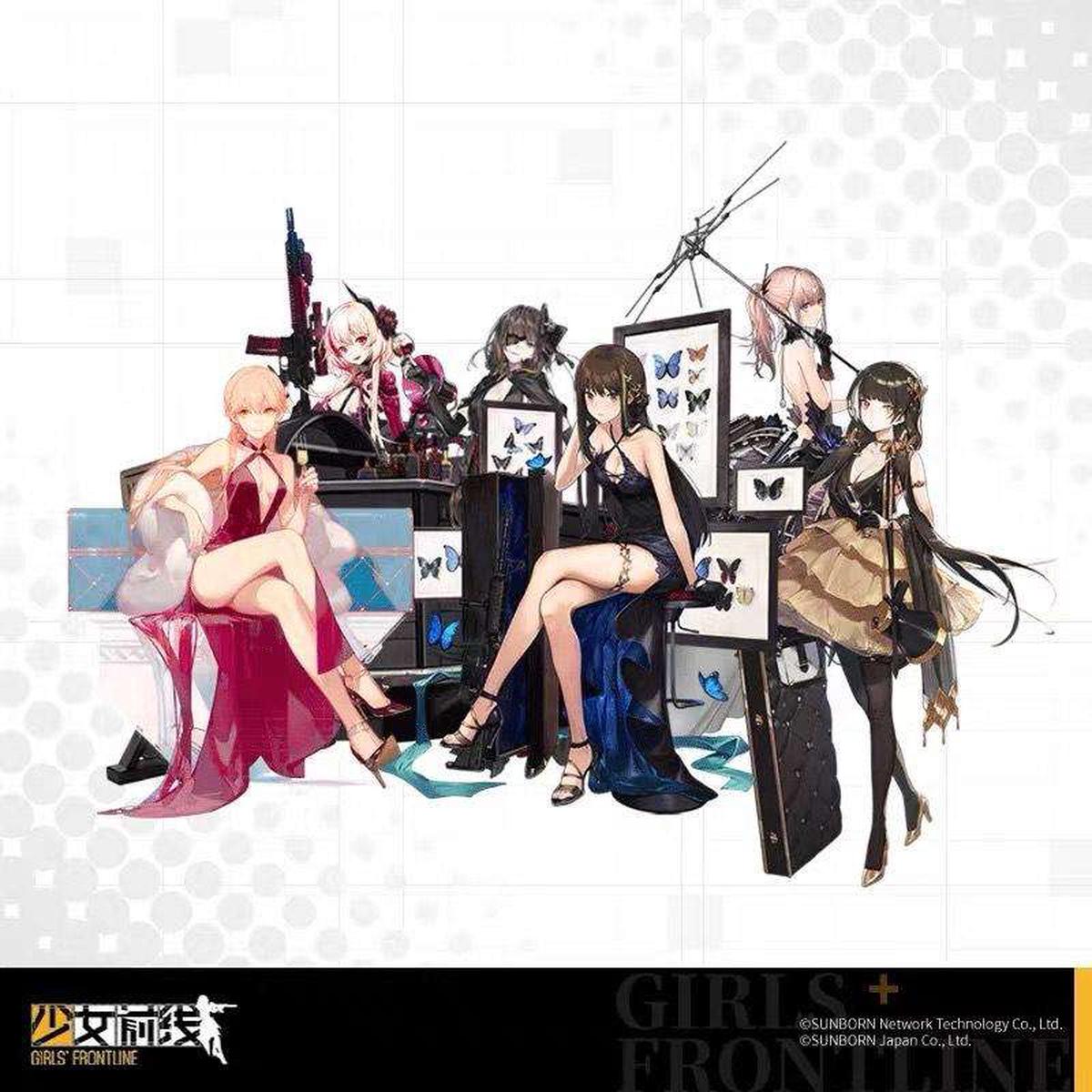Girls Frontline - 4th Anniversary Acrylic Stand (M4A1 SOPMOD II STAR15 M16A1 RO635 OTs-14)