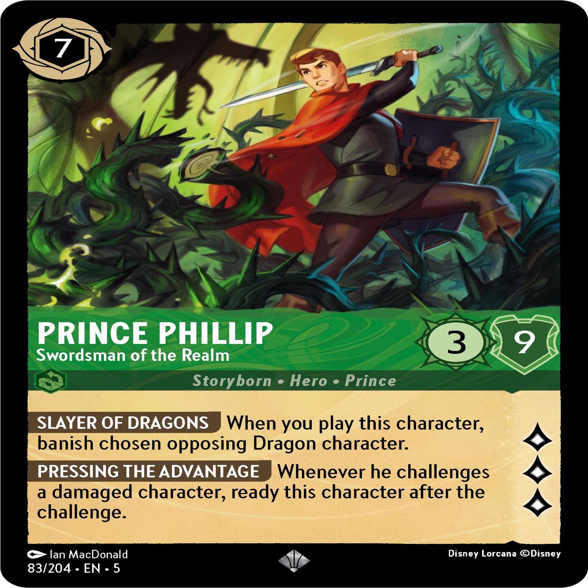 Prince Phillip - Swordsman of the Realm (83204) - Shimmering Skies