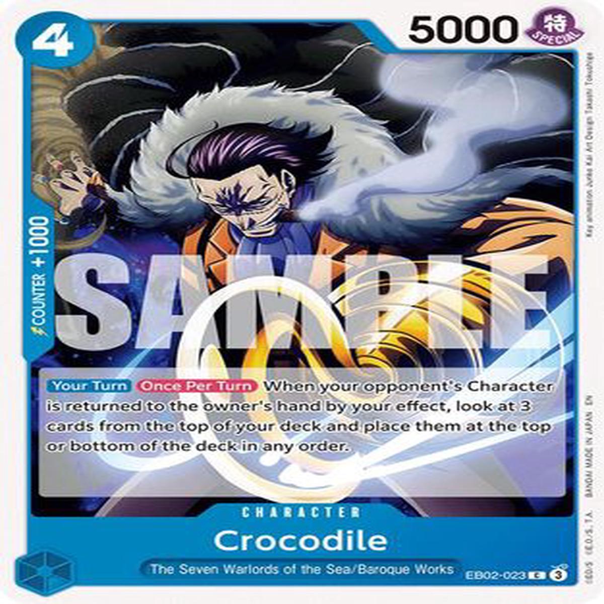 Crocodile (EB02-023) - Extra Booster Anime 25th Collection