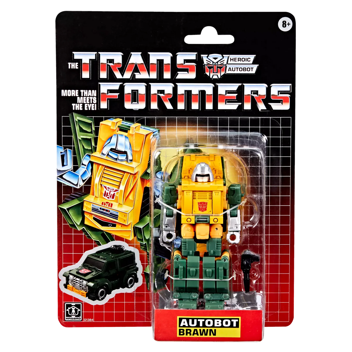 Transformers G1 Retro-Carded - Deluxe Brawn