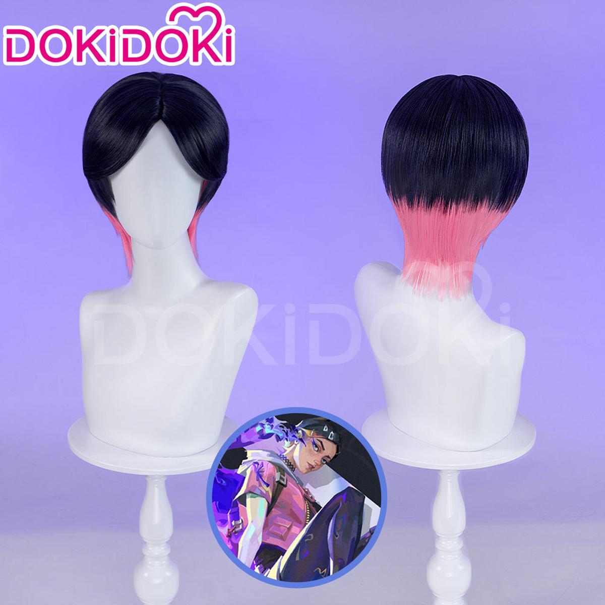 Ready For ShipDokiDoki Game Valorant Cosplay Clove Wig Short Straight Hair