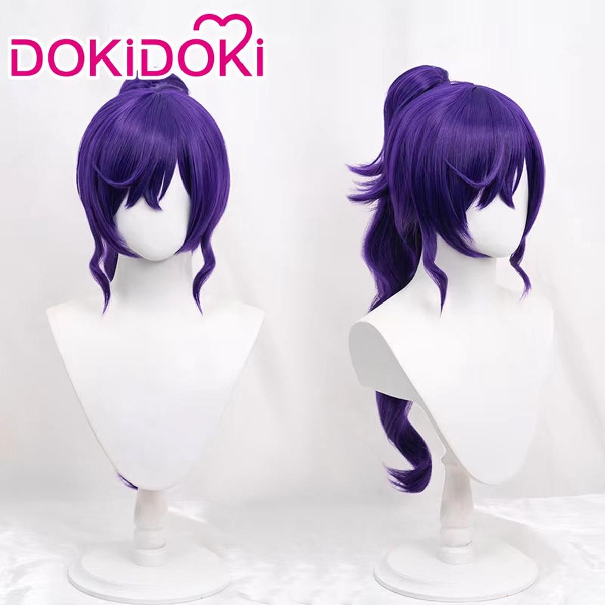 DokiDoki Game Prooject Sekaai Colorful Staage Cosplay Asahinaa Mafuyuu Wig Long Curly Purple