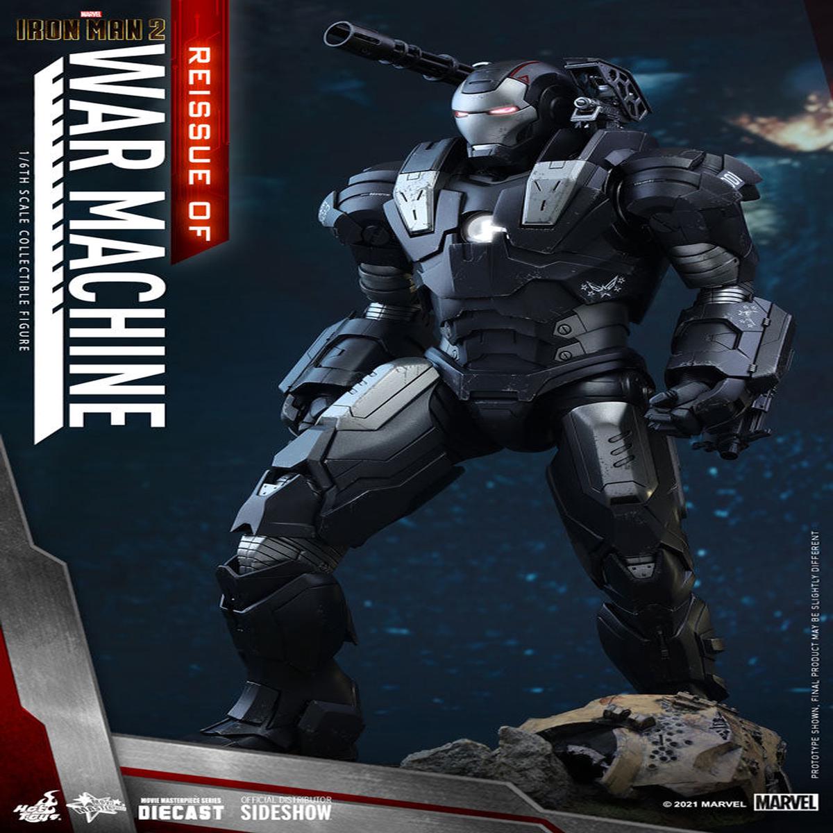 Hot Toys Movie Masterpiece Series Diecast War Machine (Iron Man 2 Reissue)