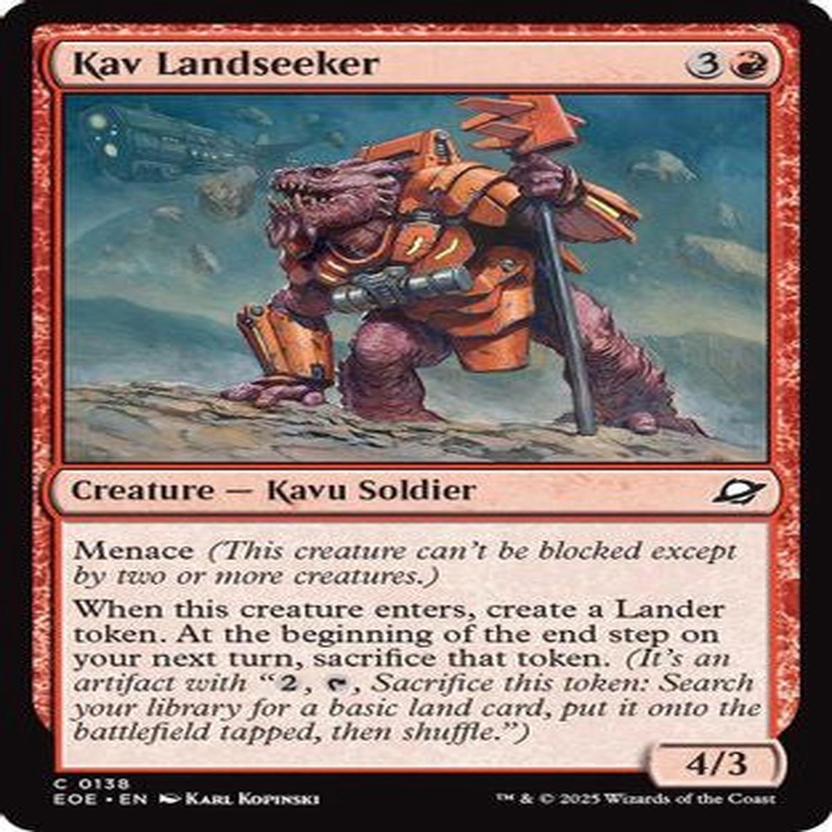 Kav Landseeker (EOE-138) - Edge of Eternities