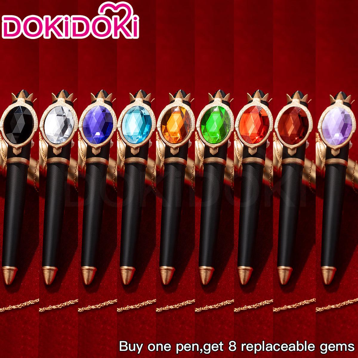 DokiDoki Game Cosplay Prop Red Yellow Silver Orange Purple Blue Green Black Magical Pen Accessory
