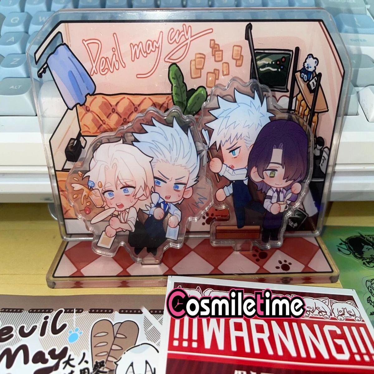 DEVIL MAY CRY Nero Vergil Dante V Coffee Acrylic Stand Figure Desktop