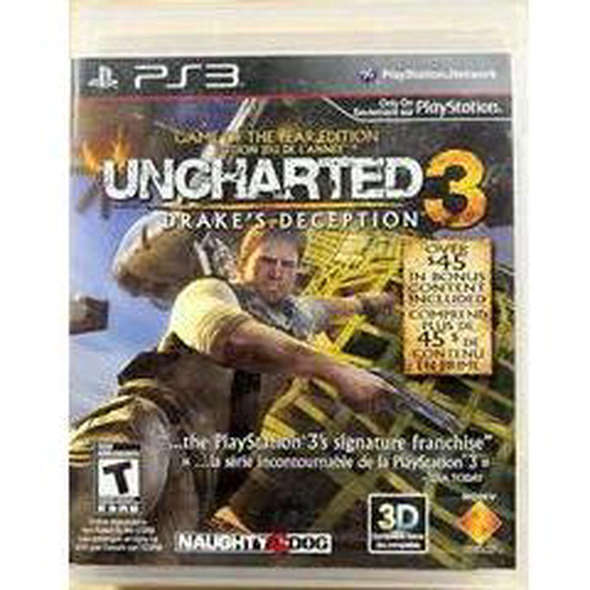 Uncharted 3 Drakes Deception Game Of The Year - PlayStation 3