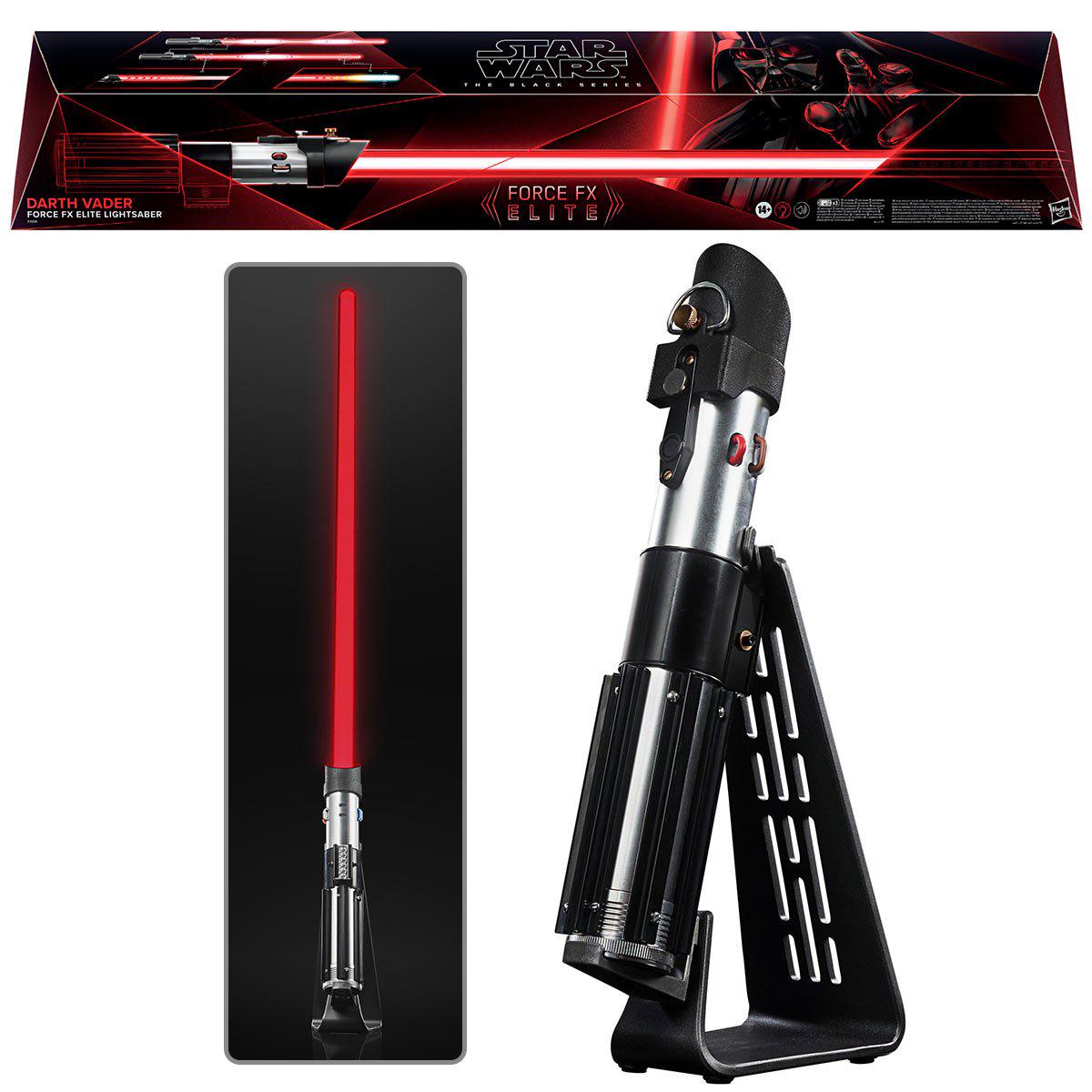 Star Wars The Black Series - Darth Vader Lightsaber Force FX Elite Cosplay Prop Hasbro