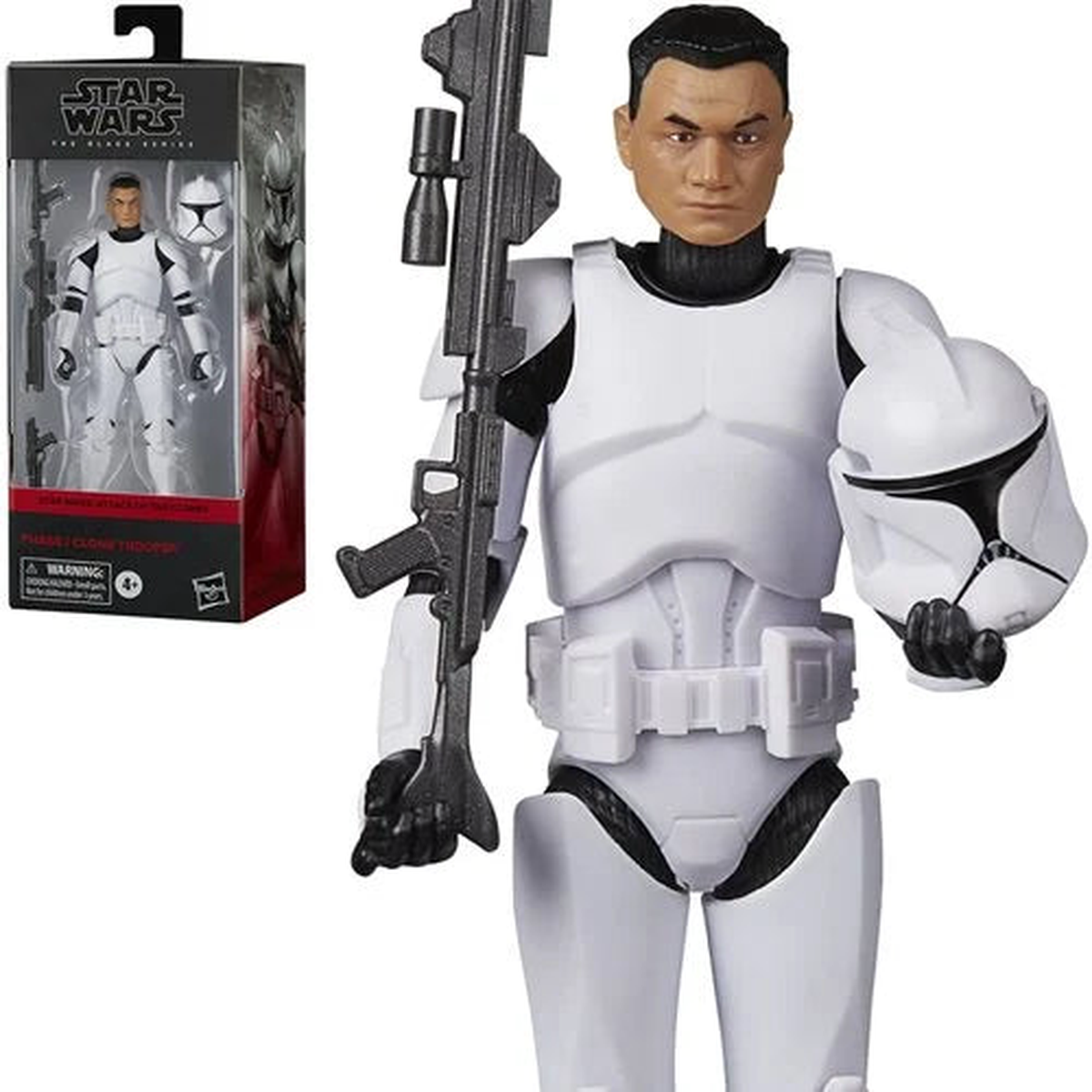 Star Wars The Black Series - Phase I Clone Trooper (Attack of the Clones) - 6-Inch Hasbro
