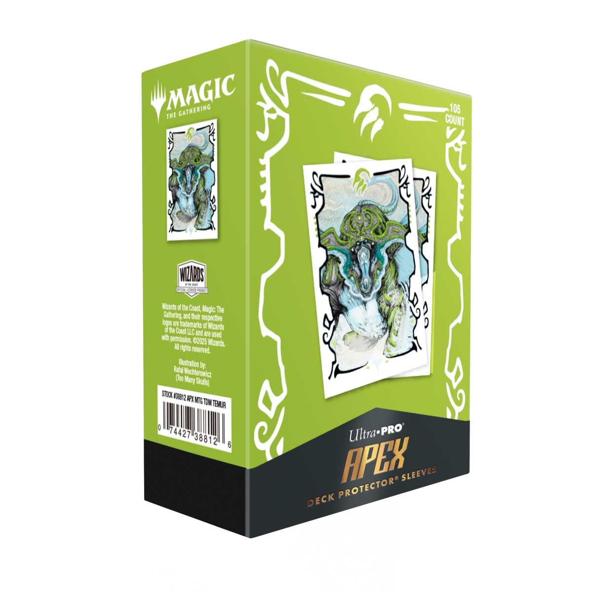 Ultra Pro Magic The Gathering - Apex Sleeves 105ct - Tarkir Dragonstorm (Temur)