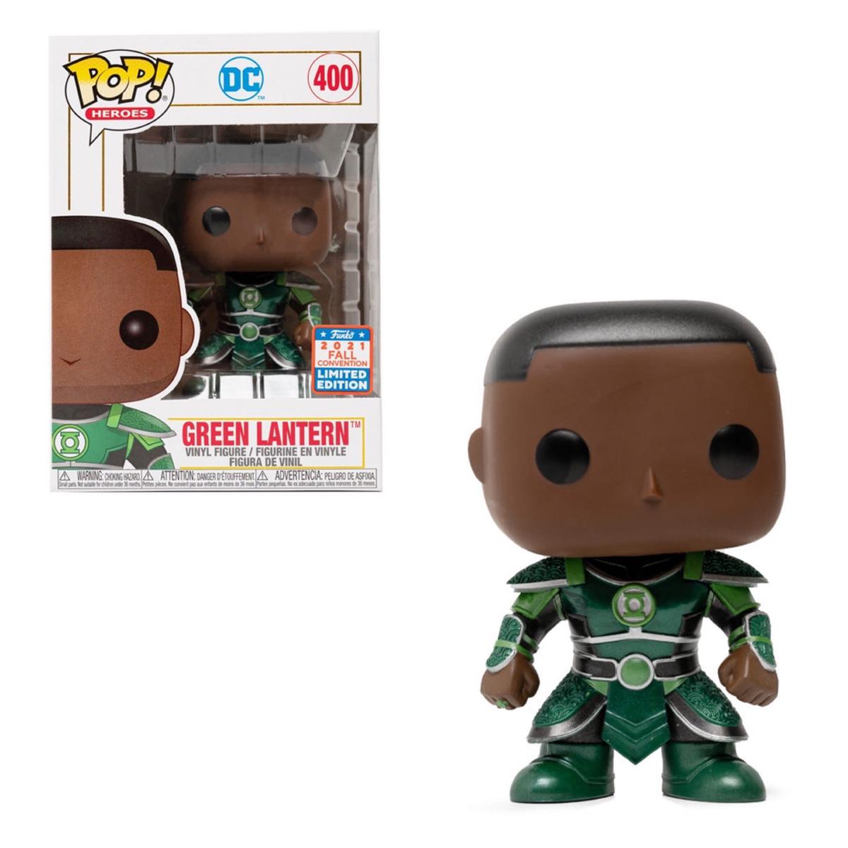 Funko POP DC Heroes Imperial Palace - Green Lantern (Metallic) Vinyl Figure 400 2021 Fall Convention Exclusive
