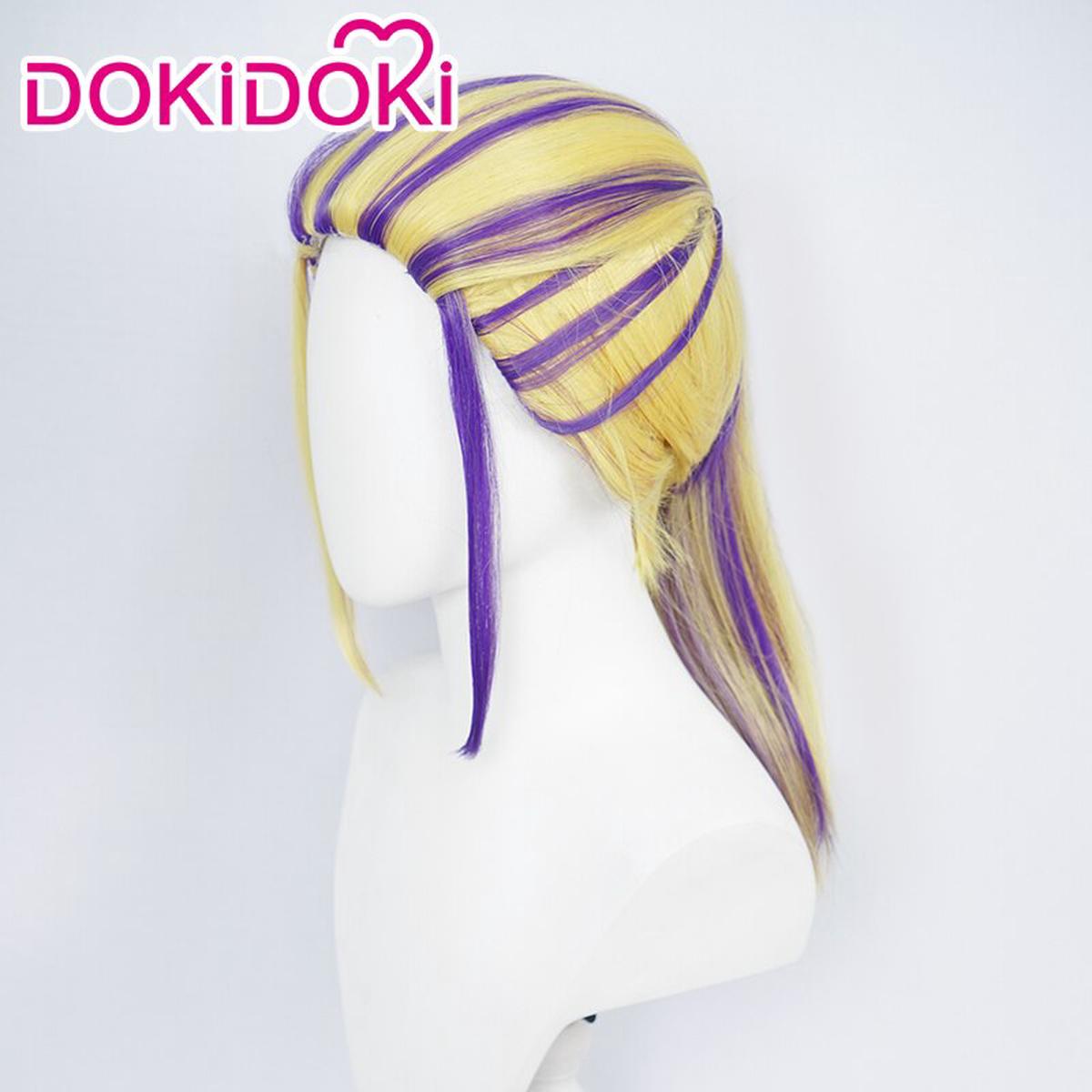 Last BatchReady For ShipDokiDoki Anime Cosplay Wig Hair Male Yellow Purple