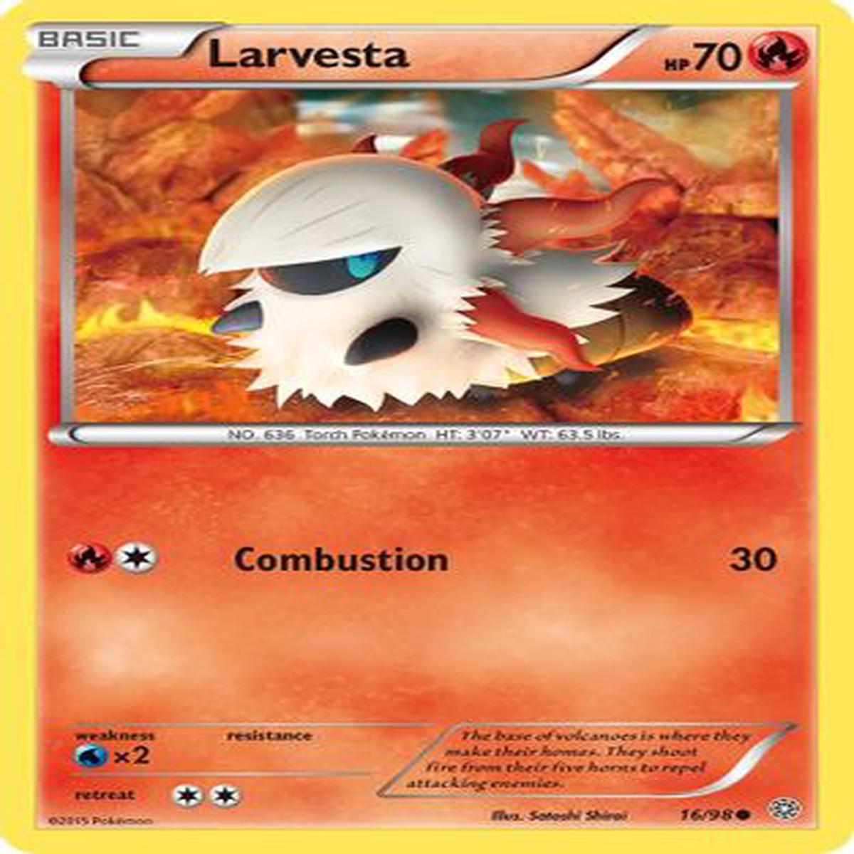 Larvesta 01698 - XY Ancient Origins
