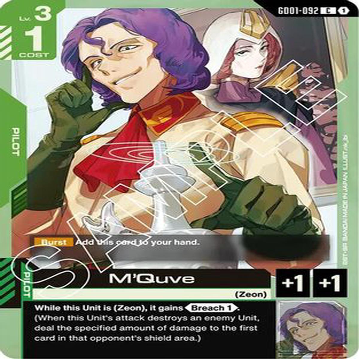 MQuve (GD01-092) - Newtype Rising