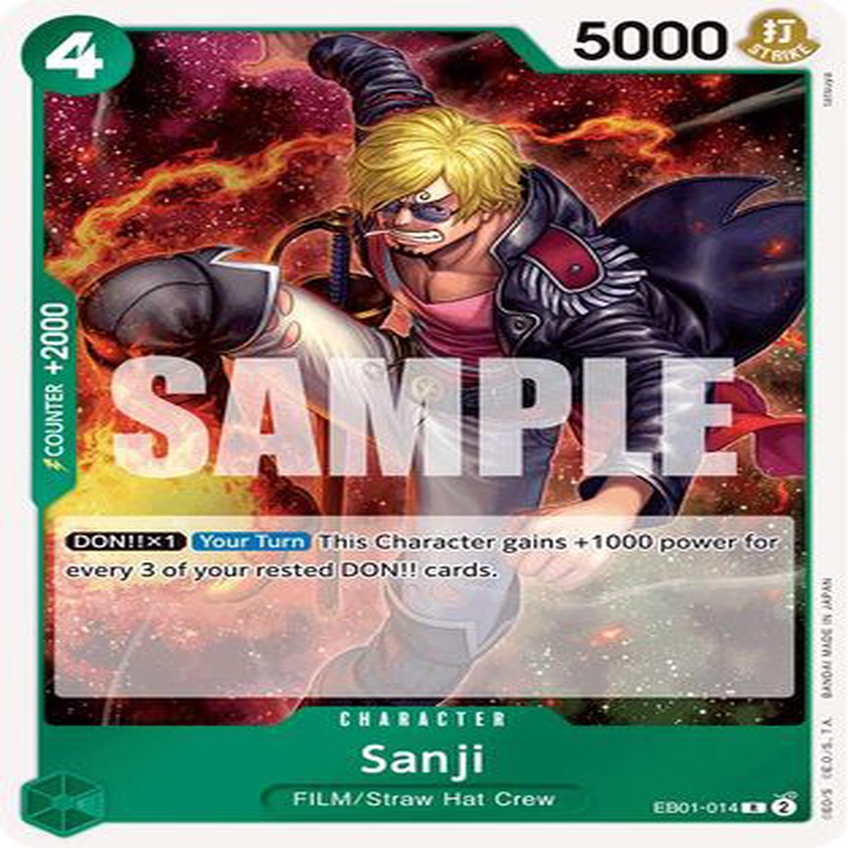 Sanji (EB01-014) - Extra Booster Memorial Collection Foil