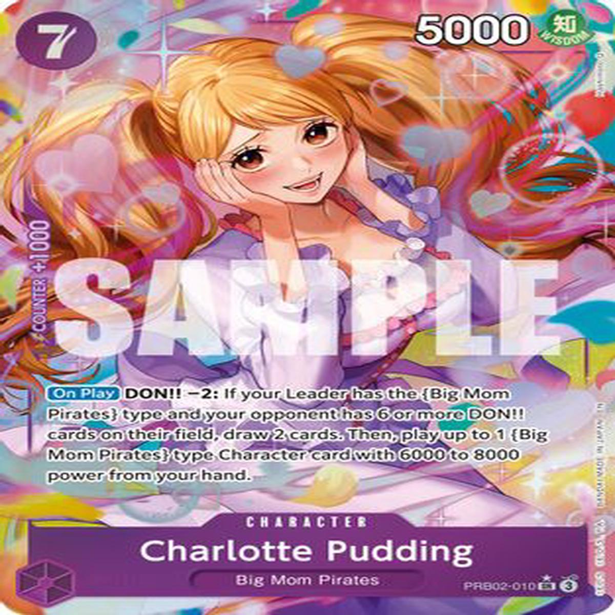 Charlotte Pudding (Alternate Art) (PRB02-010) - Premium Booster -The Best- Vol 2 Foil