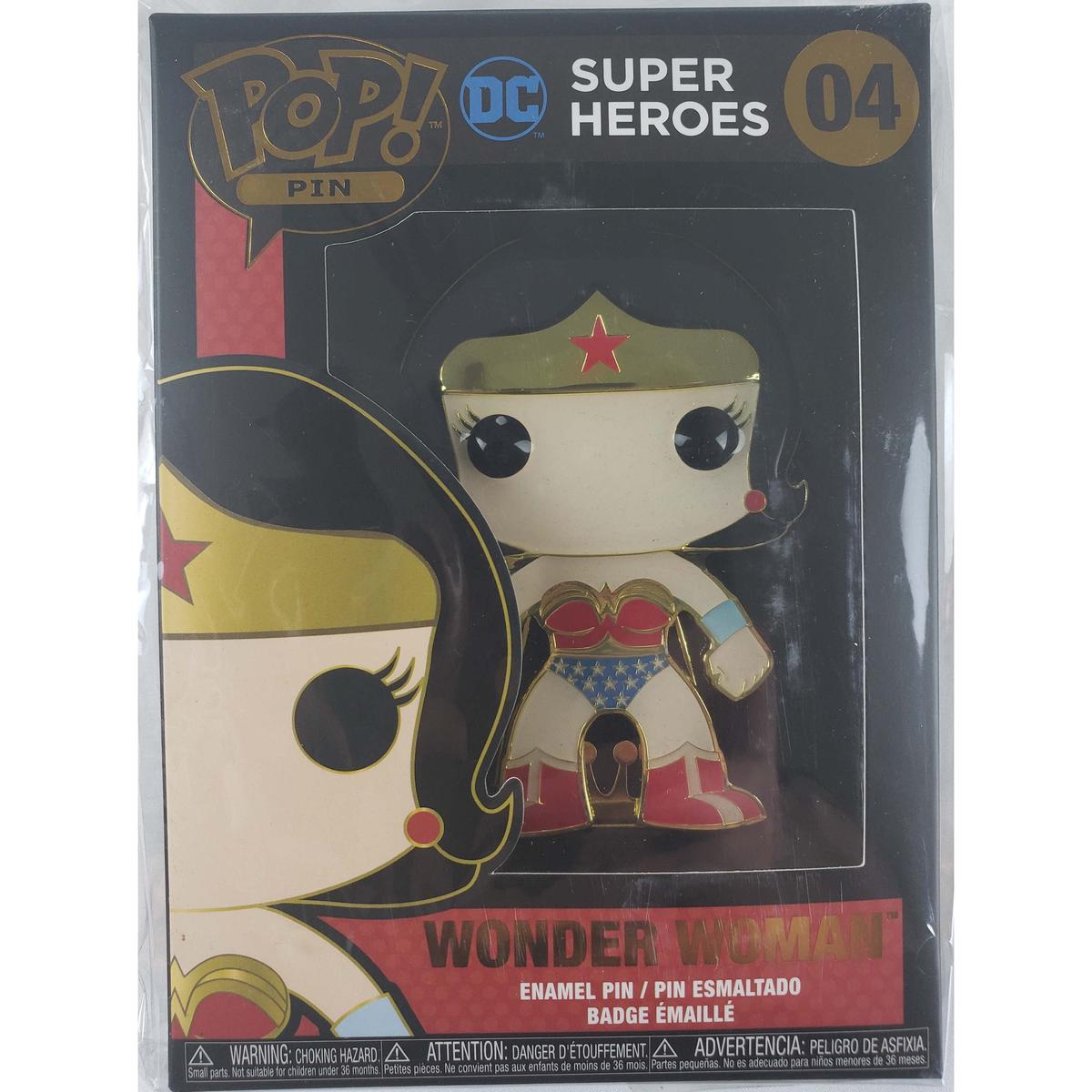 Funko Pop Pin - DC Super Heroes Wonder Woman 04 Enamel Pin