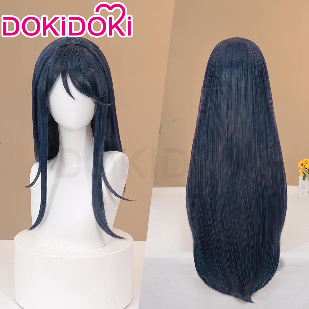 Ready For ShipDokiDoki Game Prooject Sekaai Colorful Staage Cosplay Hoshinoo Ichikaa Wig Long Straight Dark Blue Hair