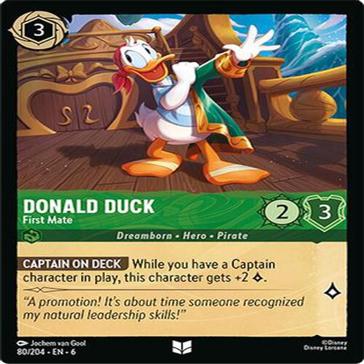Donald Duck - First Mate (80204) - Azurite Sea