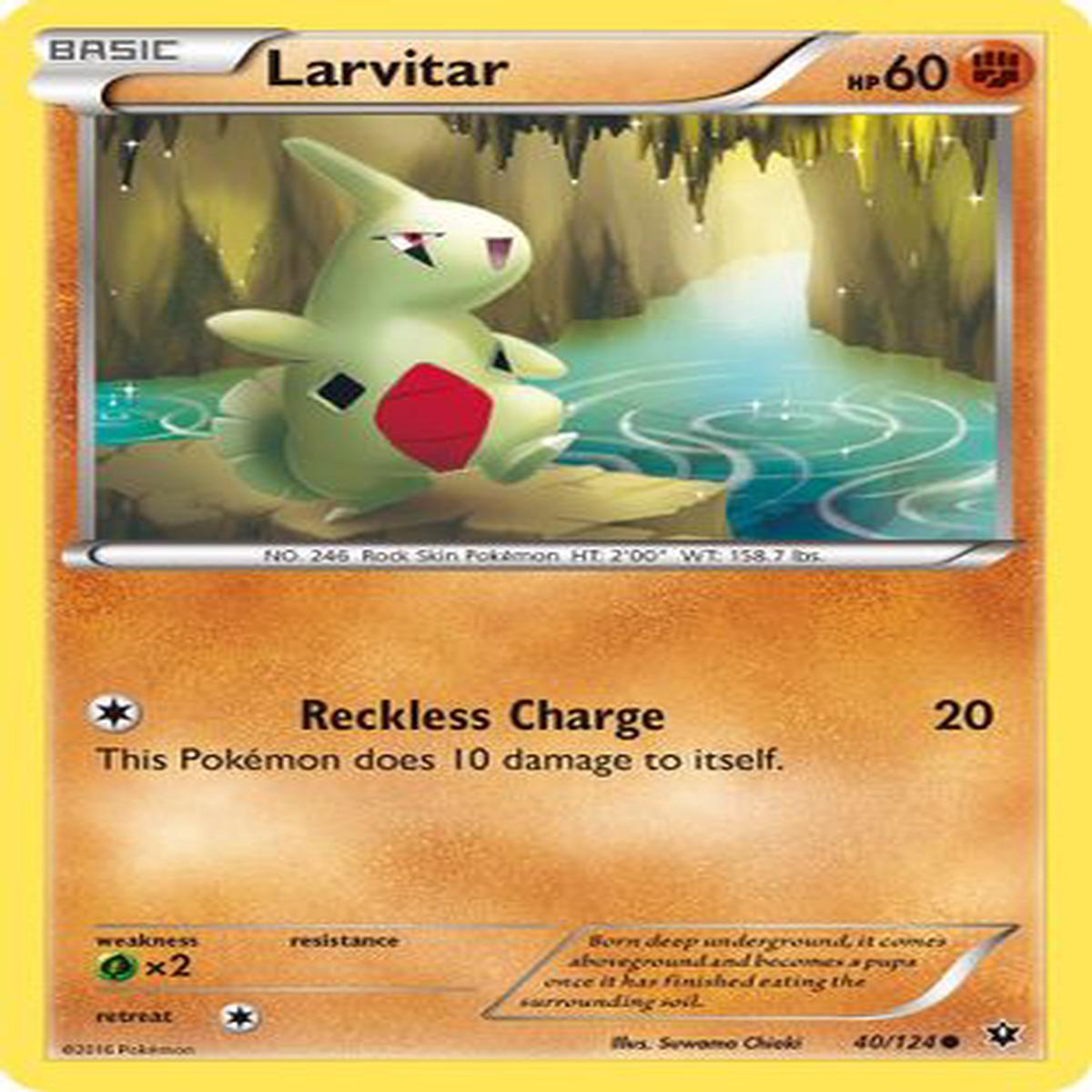 Larvitar 040124 - XY Fates Collide