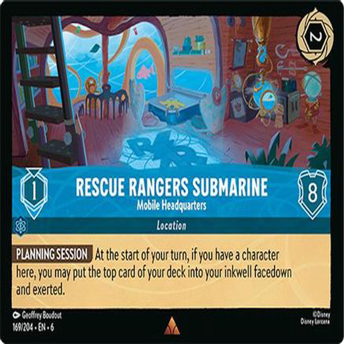 Rescue Rangers Submarine - Mobile Headquarters (169204) - Azurite Sea