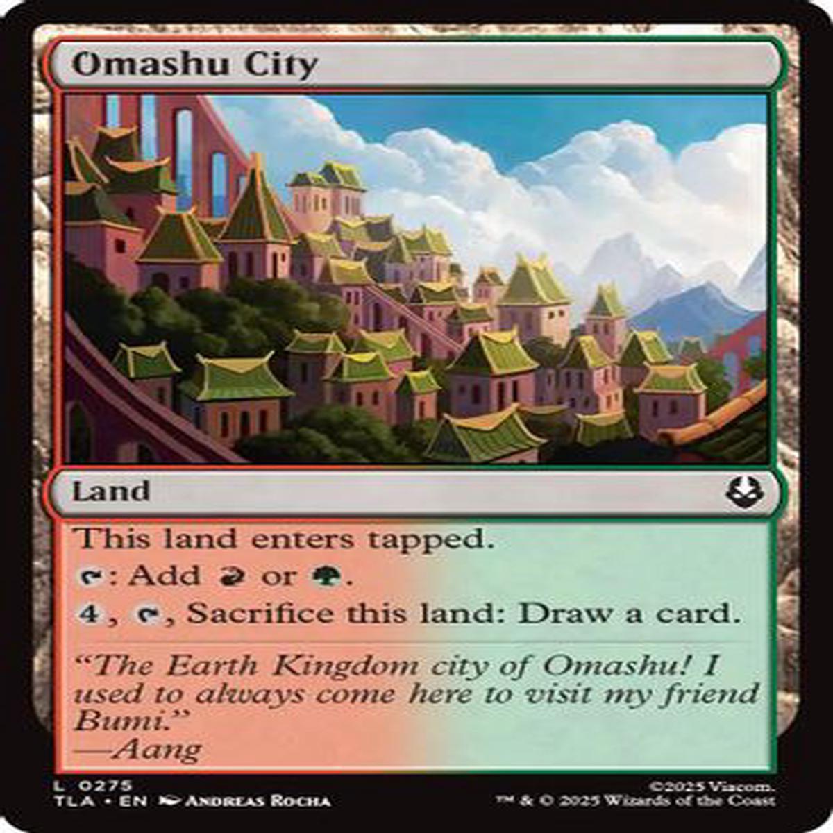 Omashu City (TLA-275) - Avatar The Last Airbender