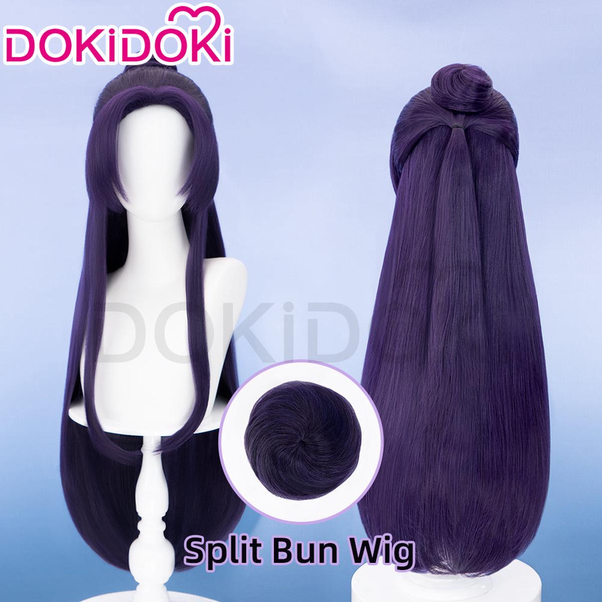 EUUS LOCAL SHIPPINGDokiDoki Anime The Apothecary Diaries Cosplay Jinshi Wig Long Straight Purple Hair