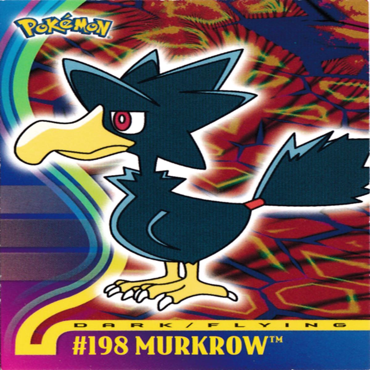 Murkrow (198) Topps Pokemon Johto Series 1