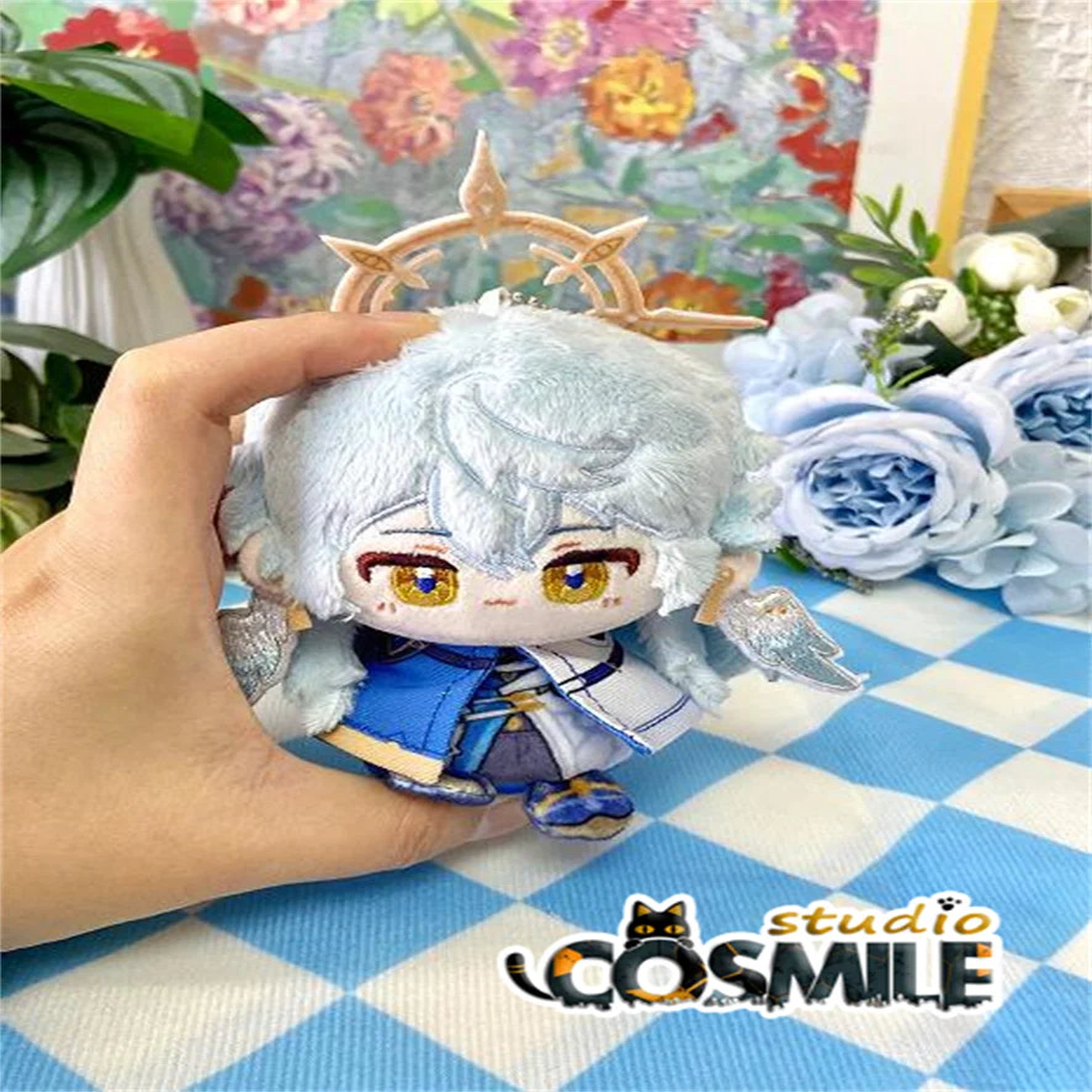 Honkai Star Rail Sunday Stuffed Plushie Plush 10cm Doll Toy Keychain KM