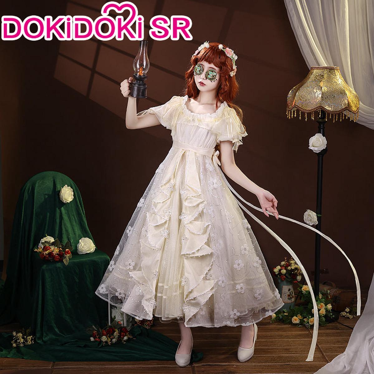DokiDoki-SR Game Identity V Cosplay Little Girl Eurydice Costume Wig idv