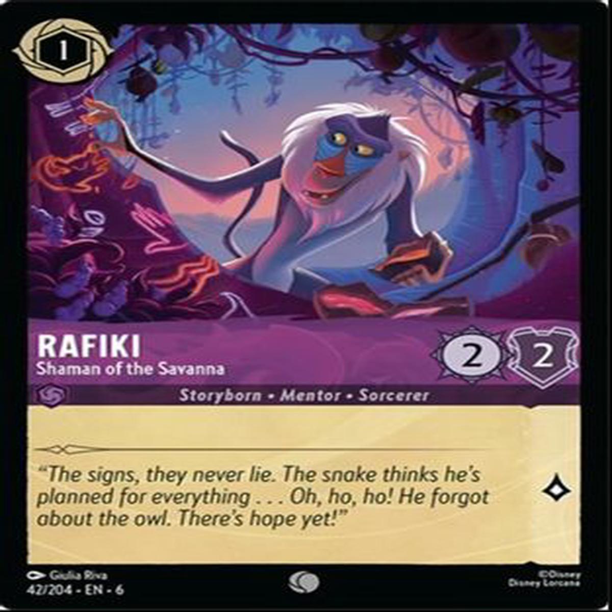 Rafiki - Shaman of the Savanna (42204) - Azurite Sea
