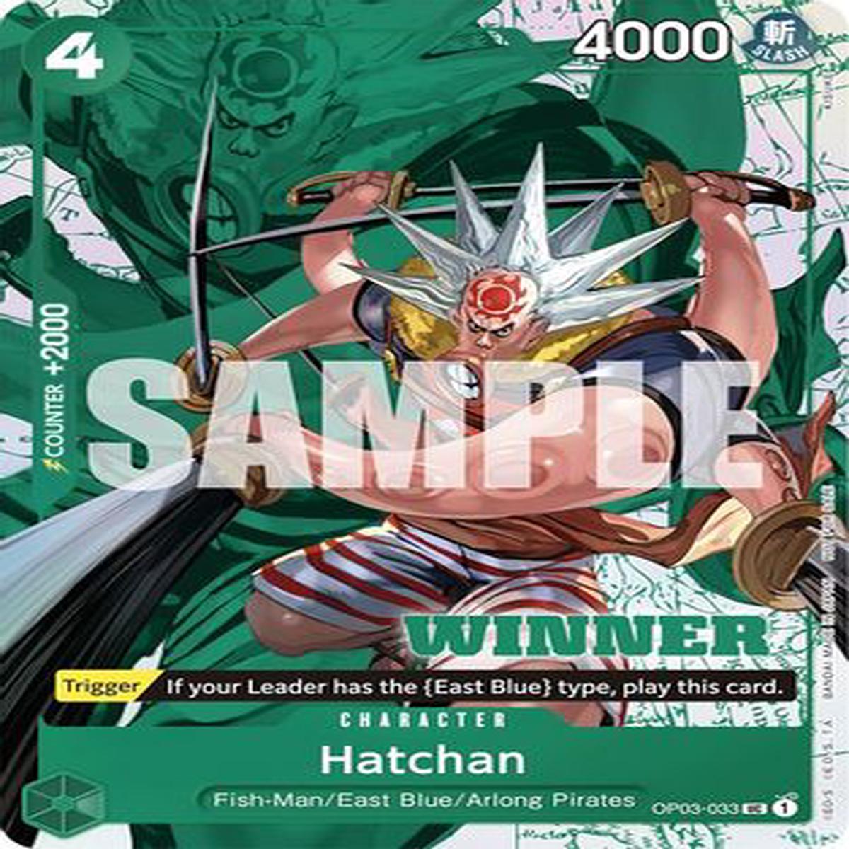 Hatchan (Winner Pack Vol 6) (OP03-033) - One Piece Promotion Cards Foil
