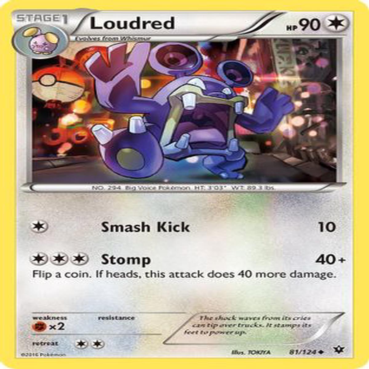 Loudred 081124 - XY Fates Collide