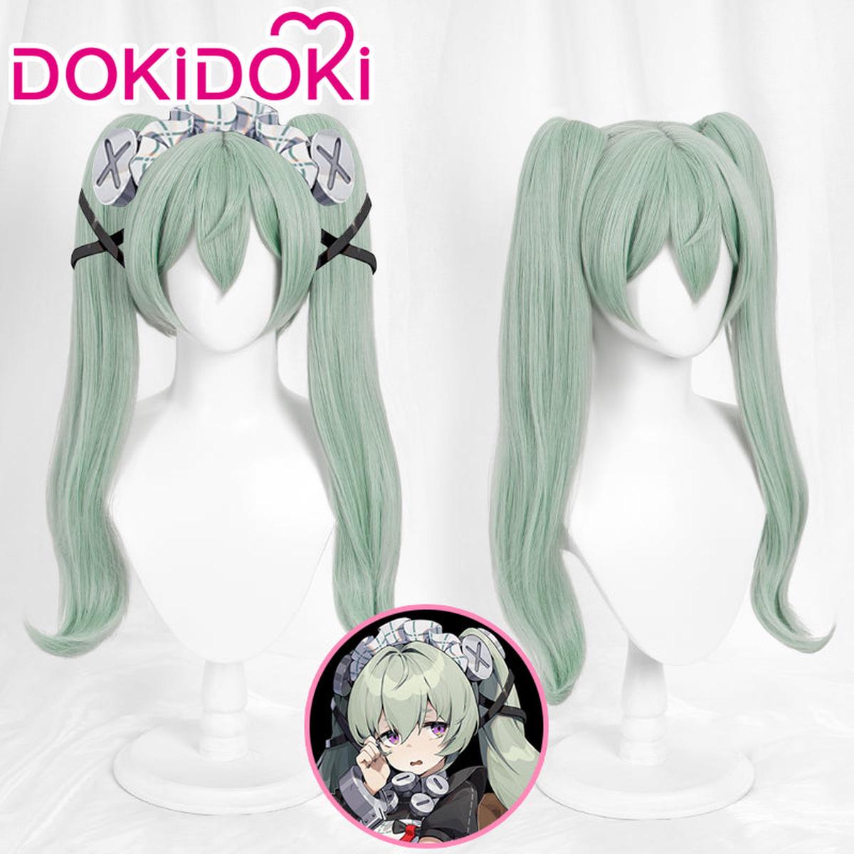Ready For ShipDokiDoki Game Zenless Zone Zero Cosplay Corin Cosplay Wig Long Light Green