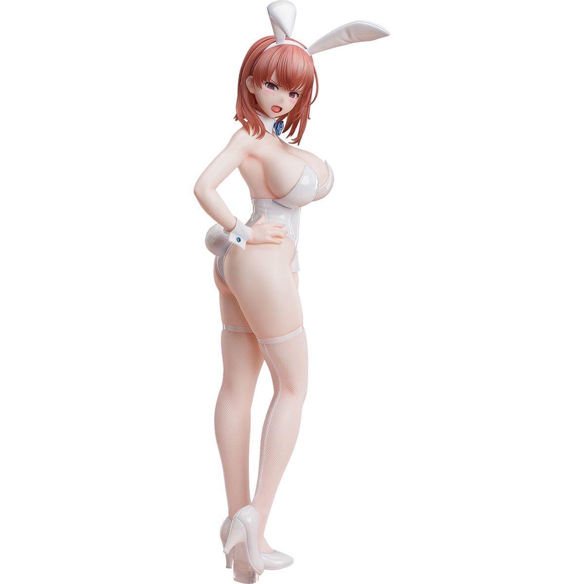 Original Ikomochi Illustration - White Bunny - Natsume - Monochrome Bunny 14 FREEing