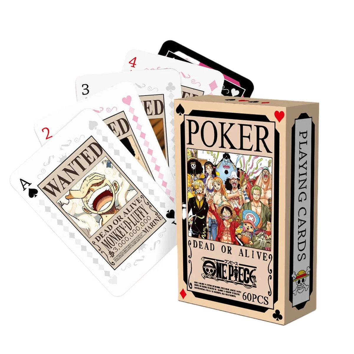 Kartenspiel - Pokerkarten - One Piece