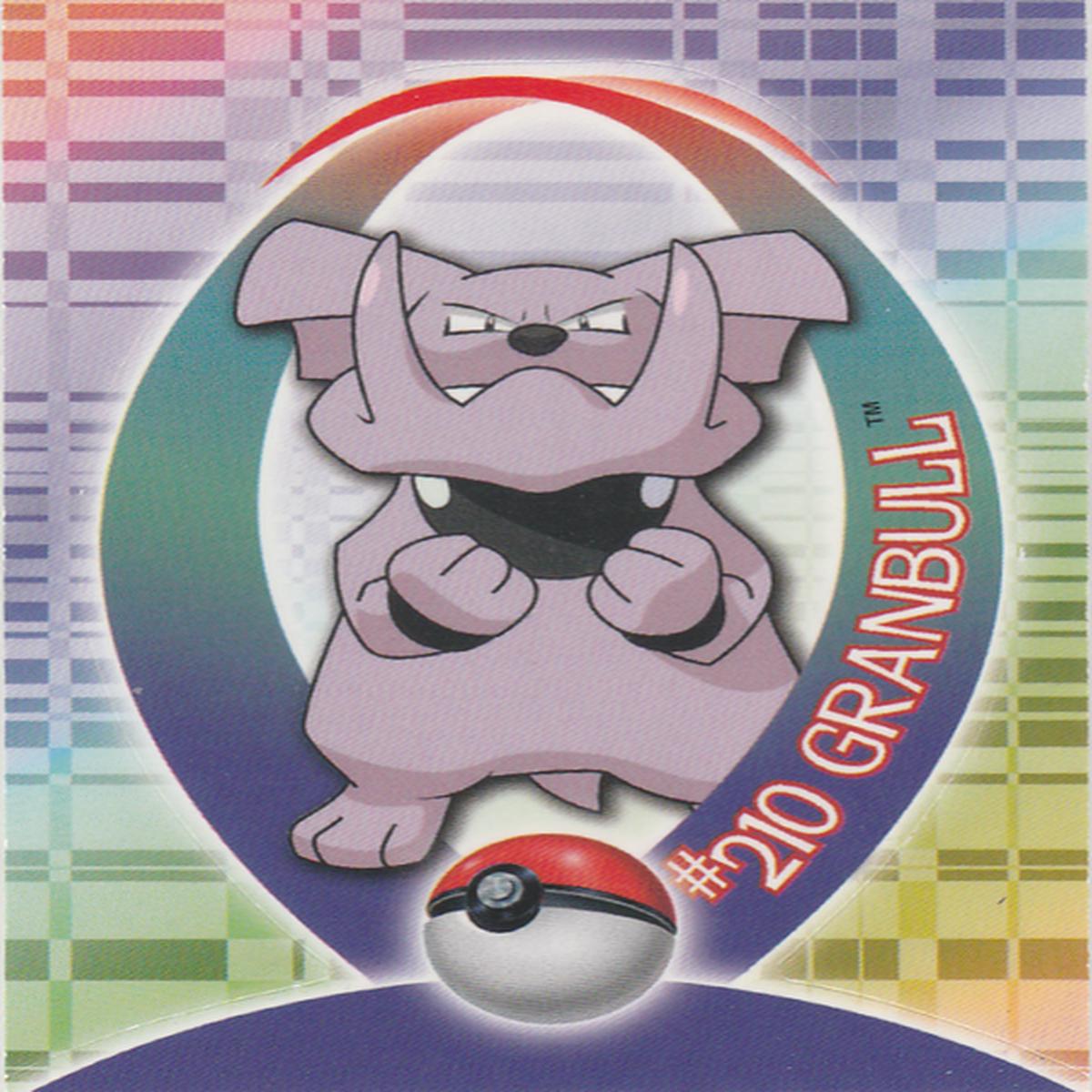 Granbull Sticker (47 of 62) Topps Pokemon Johto Series 1