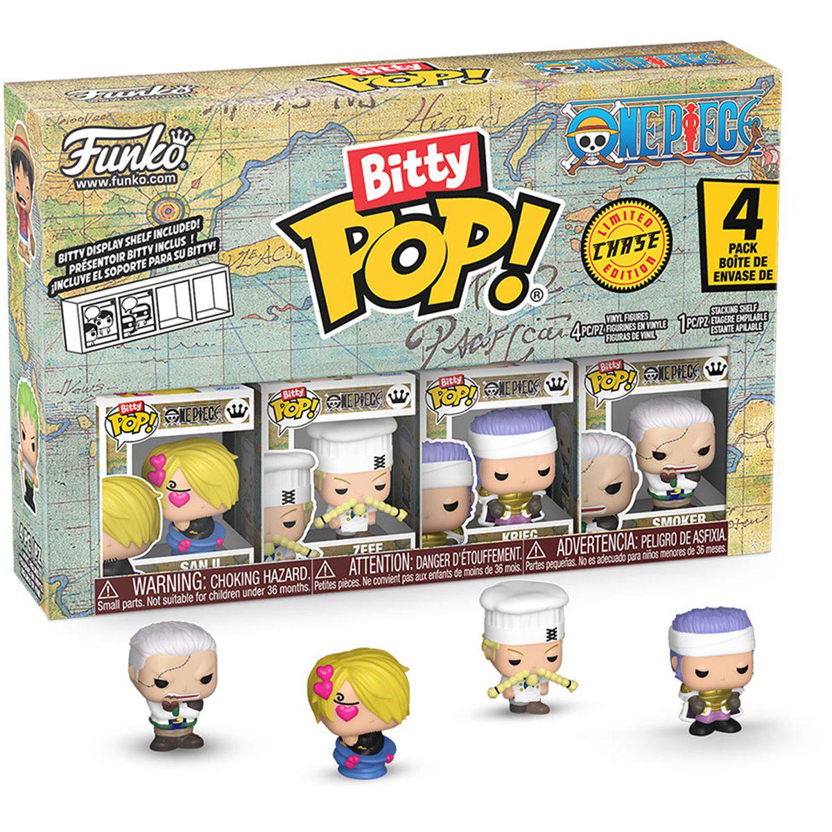 One Piece Sanji Funko Bitty Pop Mini-Figure 4-Pack