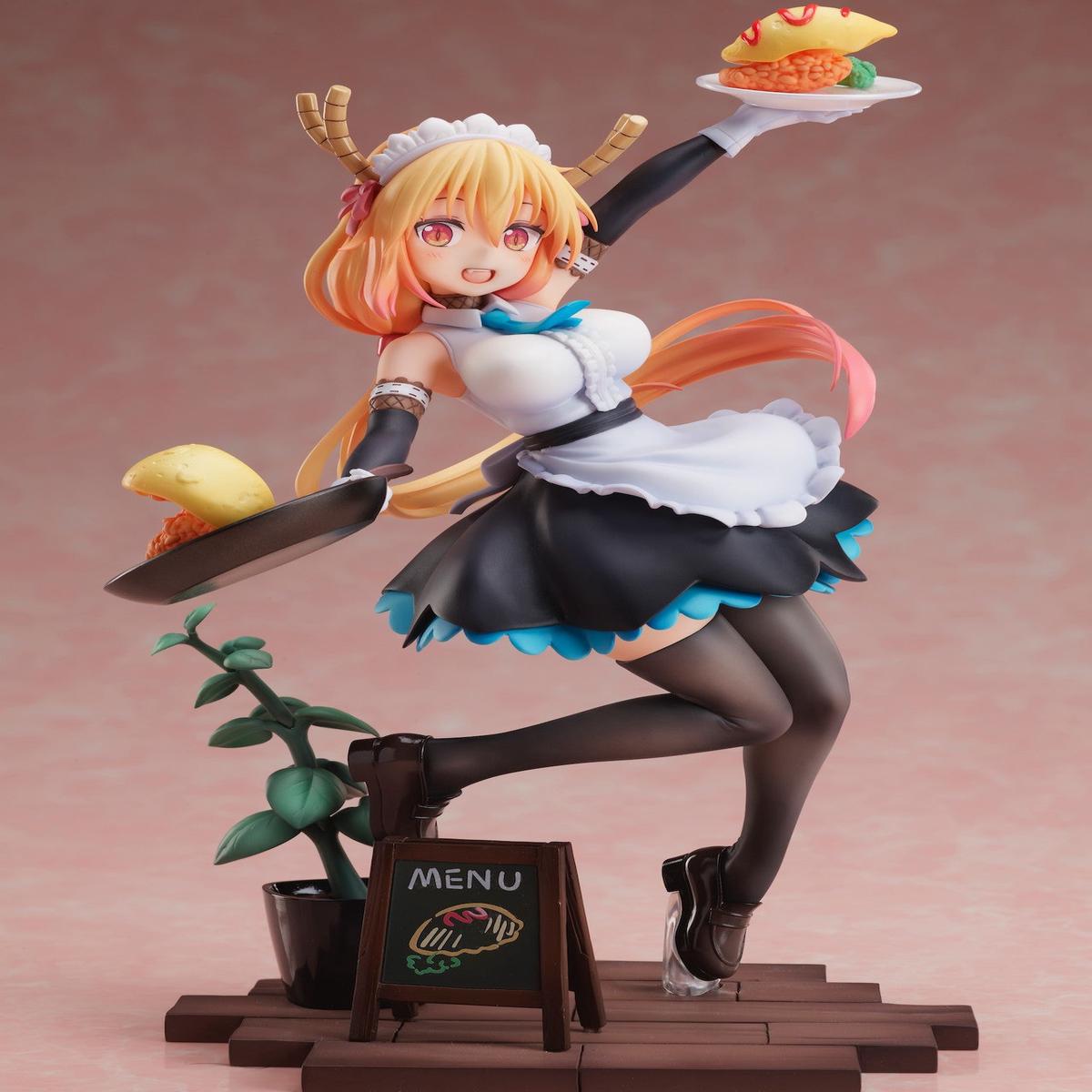 Miss Kobayashis Dragon Maid - Tohru Maid Cafe Ver 17 Scale Figure