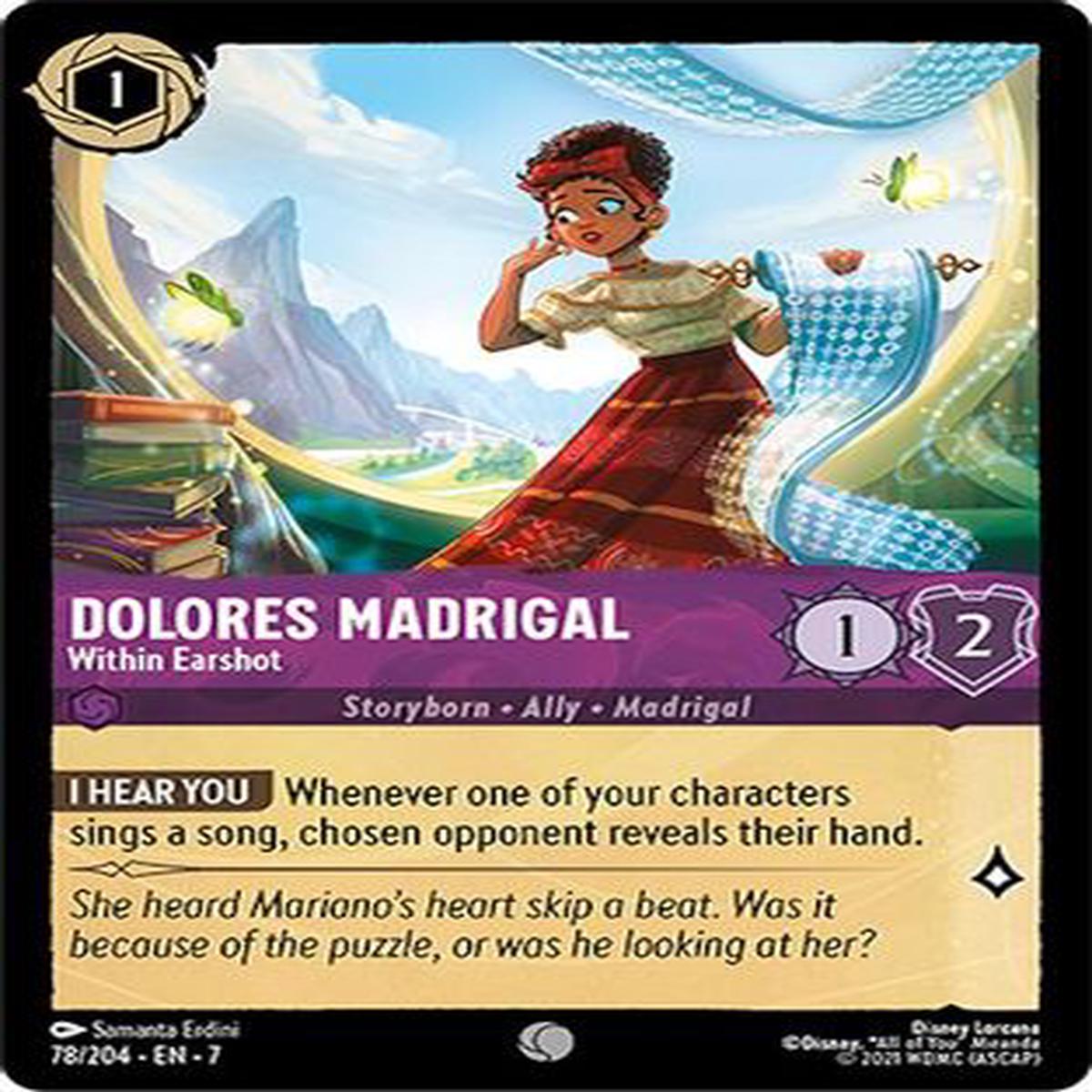 Dolores Madrigal - Within Earshot (78204) - Archazias Island