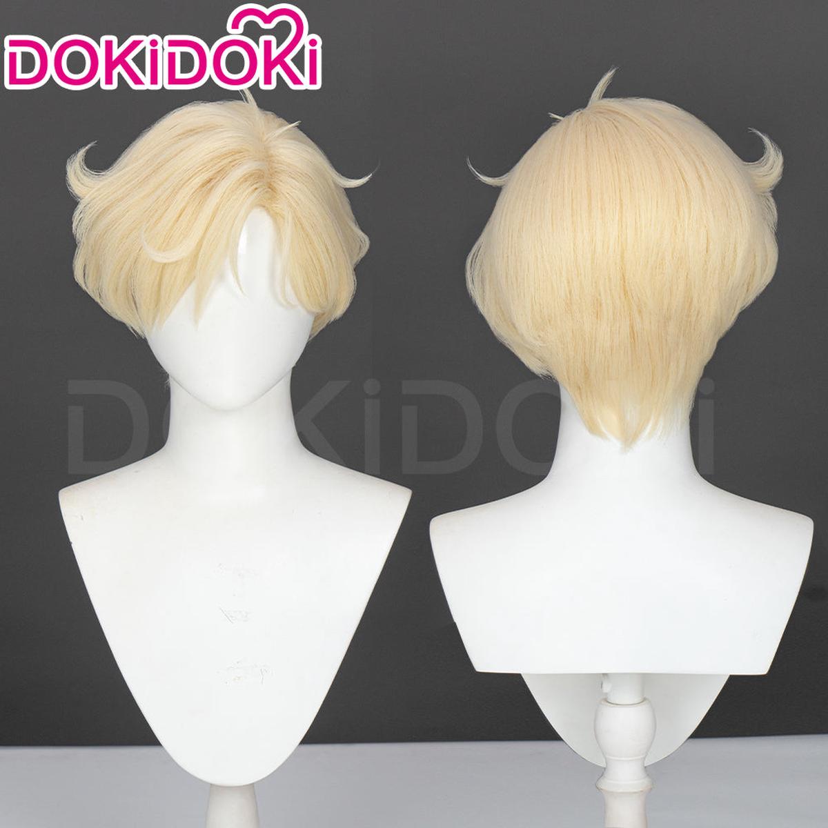 Ready For ShipDokidoki Anime Cosplay Wig Short Curly Blonde Hair