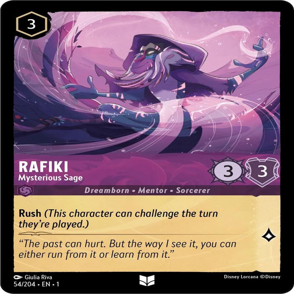 Rafiki - Mysterious Sage (54204) - The First Chapter