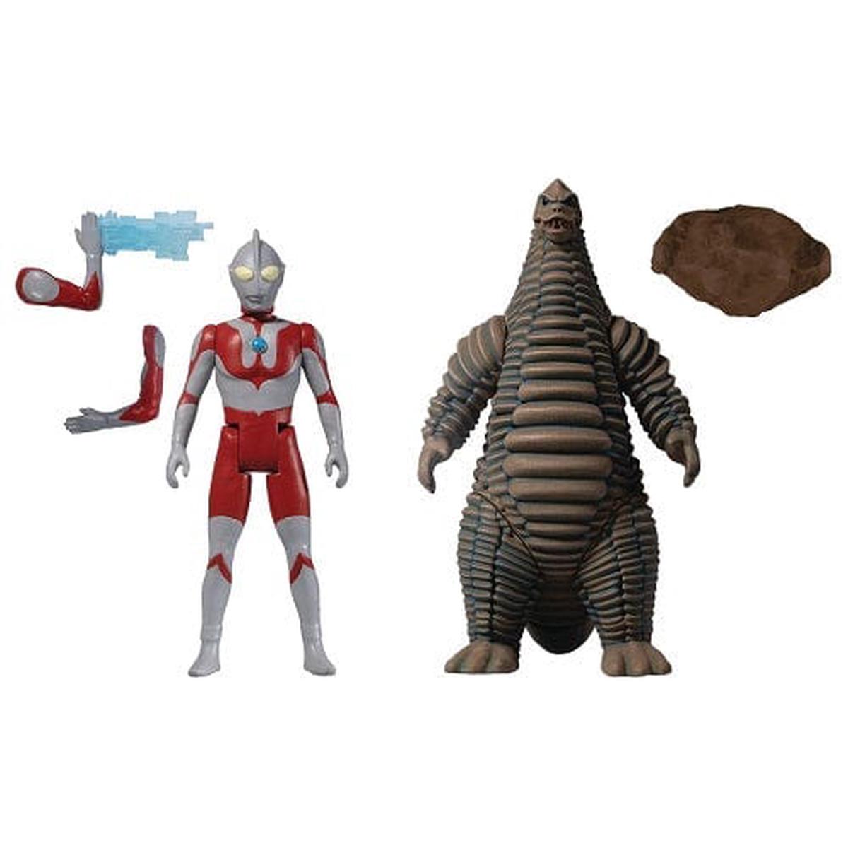 Mezco Toyz 5 Points Ultraman Red King Action Figure Boxed Set