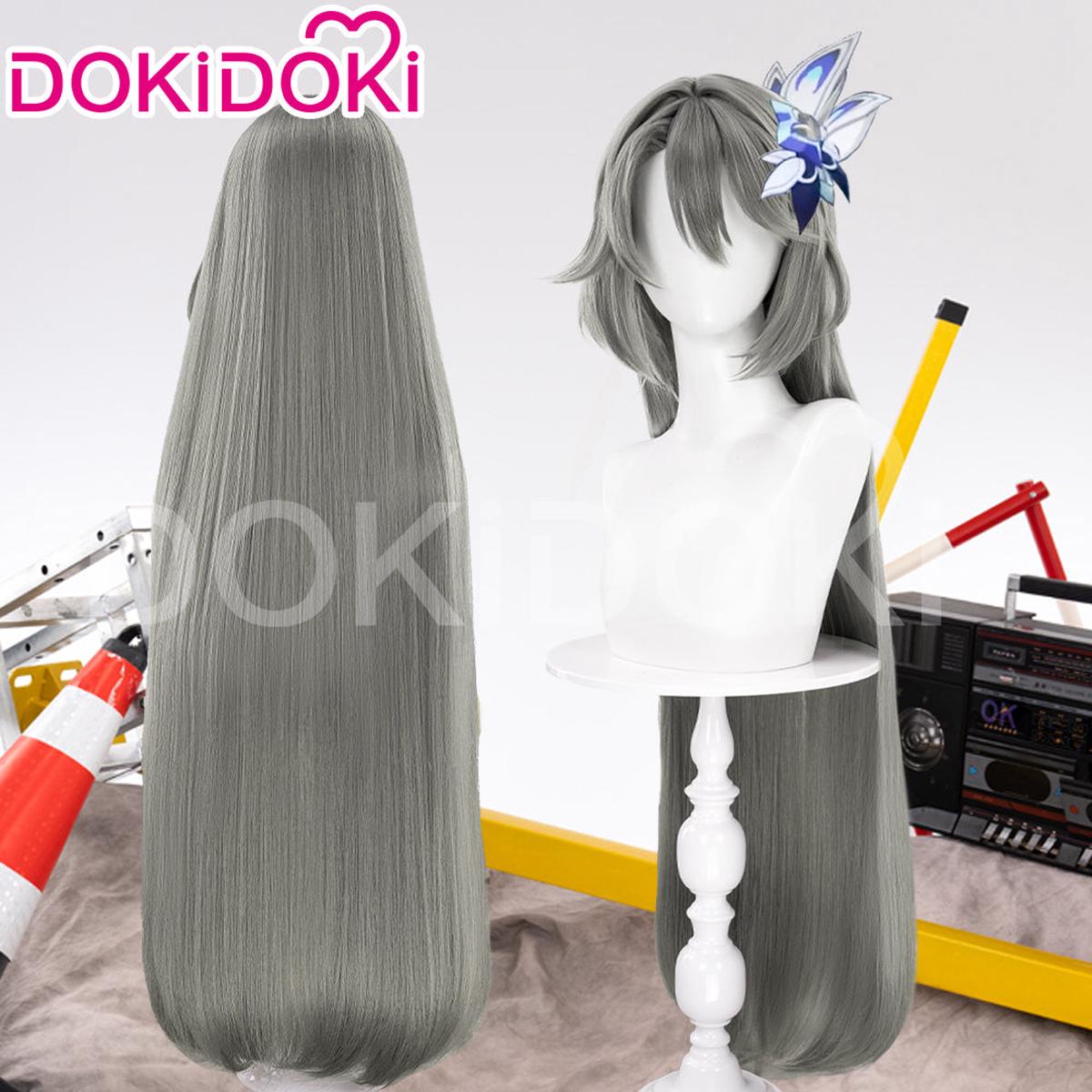 Ready For ShipDokiDoki Game Honkai Impact 3 Cosplay Vita Cosplay Wig Long Straight Green Hair