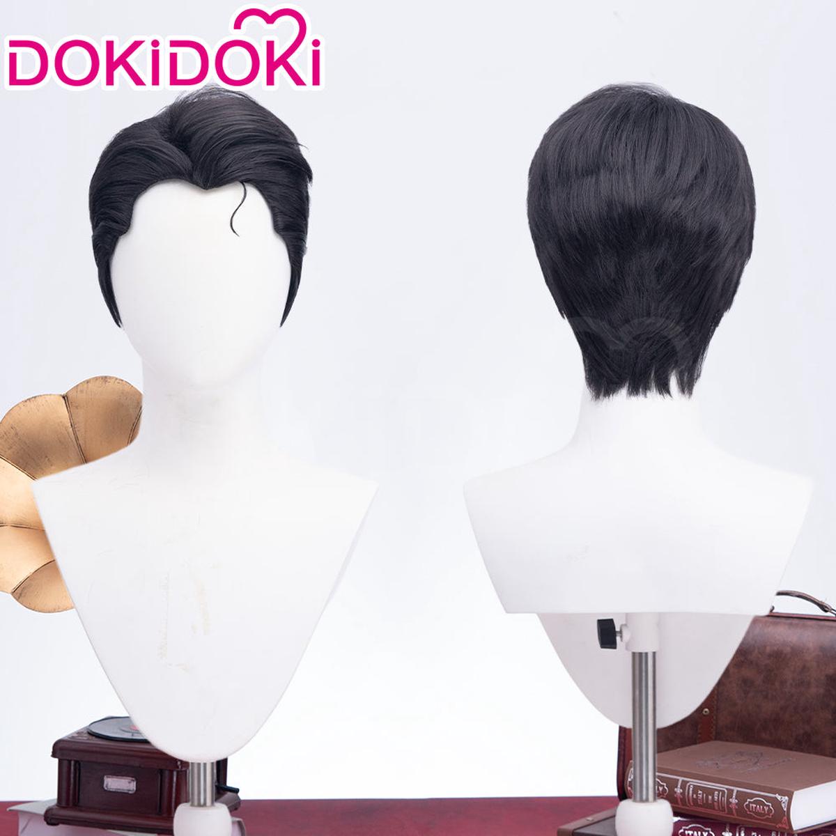 Ready For ShipDokiDoki Game Lord of the Mysteries Cosplay Dunn Smith Black Short Wig