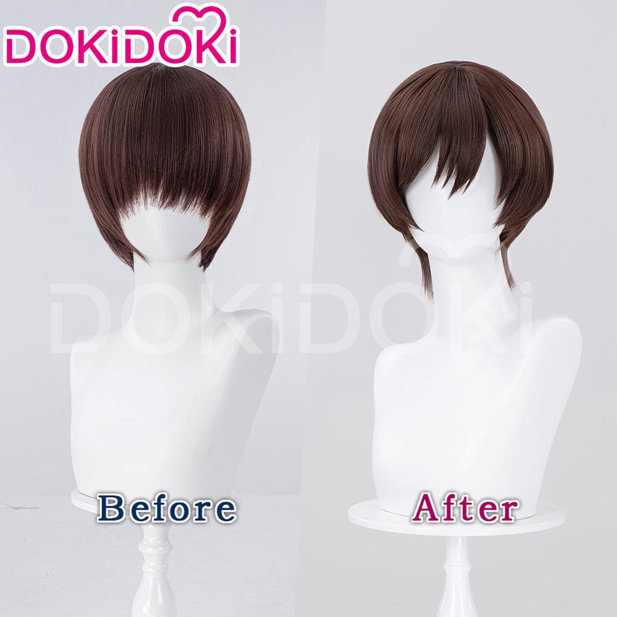 Ready For ShipDokiDoki Anime Cosplay Wig Short Brown Girl