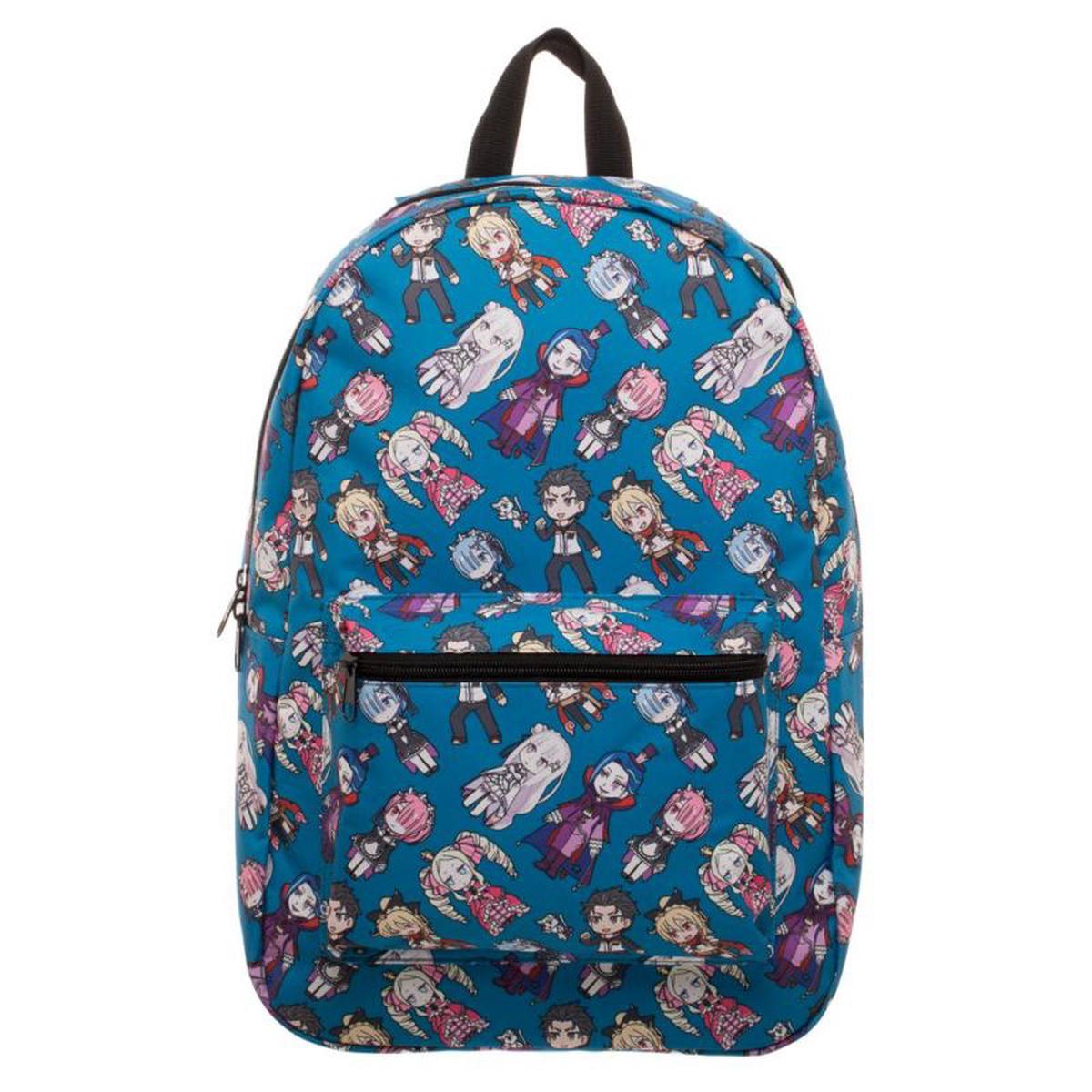 ReZero Starting Life in Another World Sublimated Multi-Character Backpack