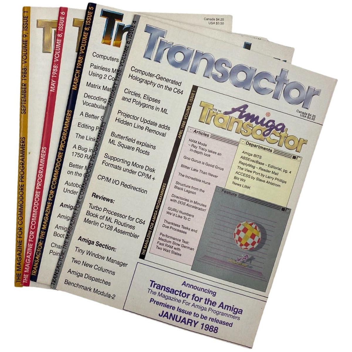 The Transactor Magazine -1988 - Commodore NewsTech Journal