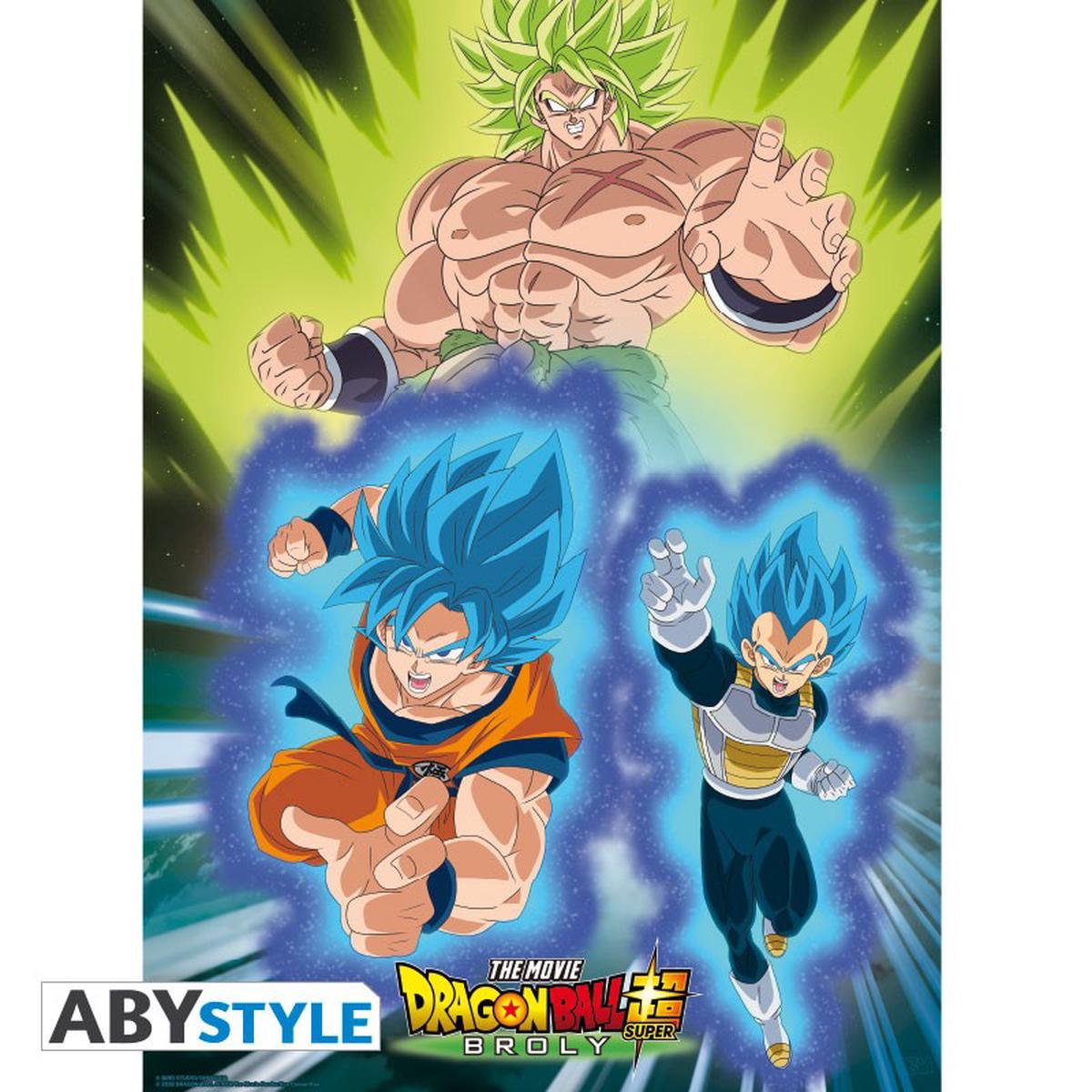 Broly vs Goku Vegeta - Poster - Dragon Ball Super - AbyStyle